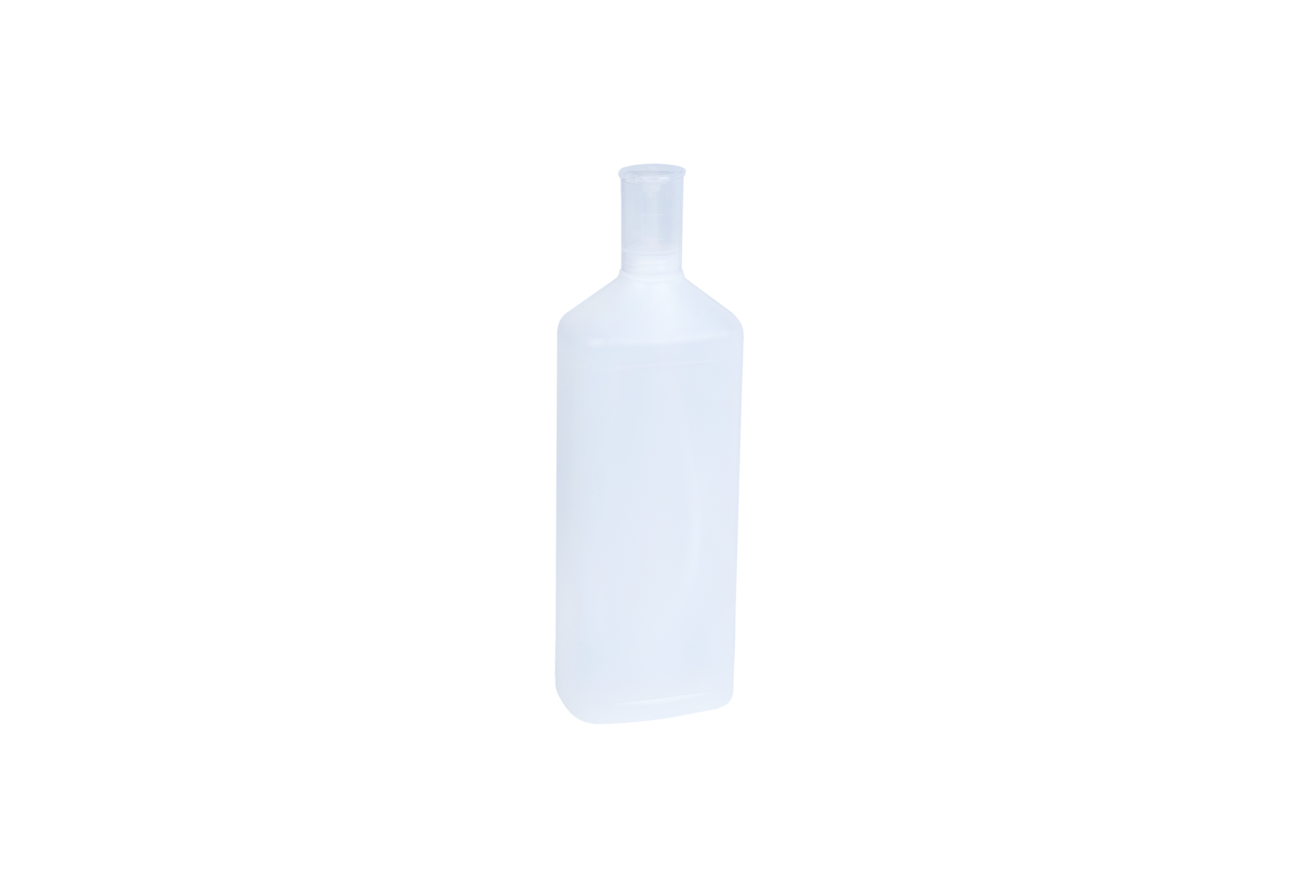 Dosierflasche mit Dosierer ohne Etikett
