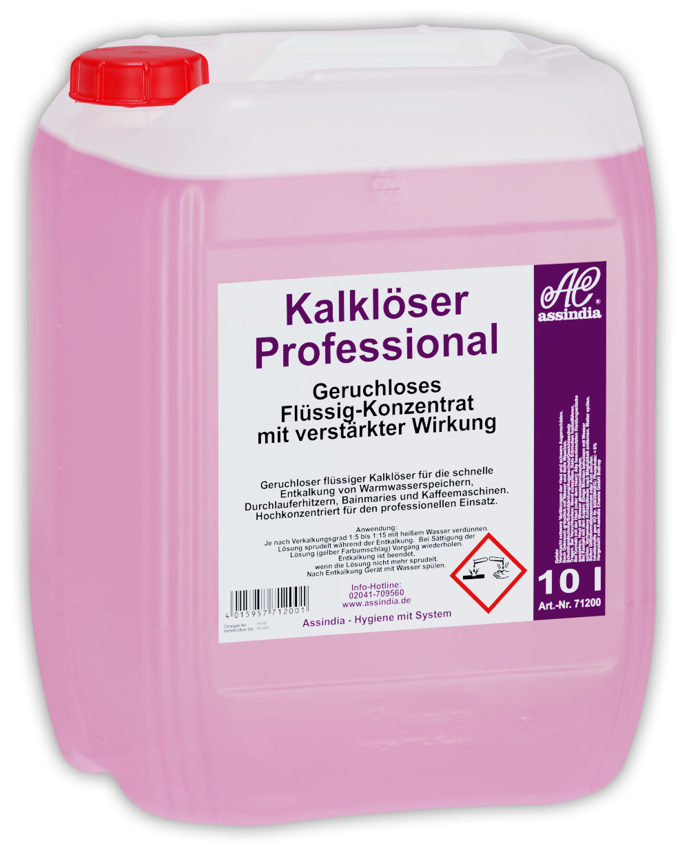 Professioneller Reinigungs- und Hygienebedarf - KALKE Rauchharzentferner 10  ltr.